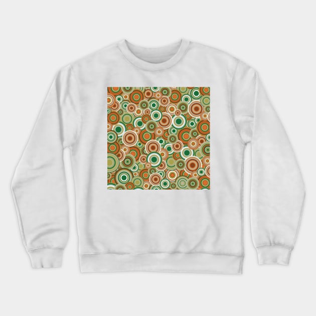 Retro 70s circles Crewneck Sweatshirt by designseventy